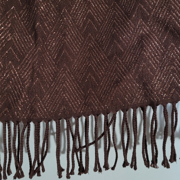 Brown Sparkly Scarf - Picture 1 of 4